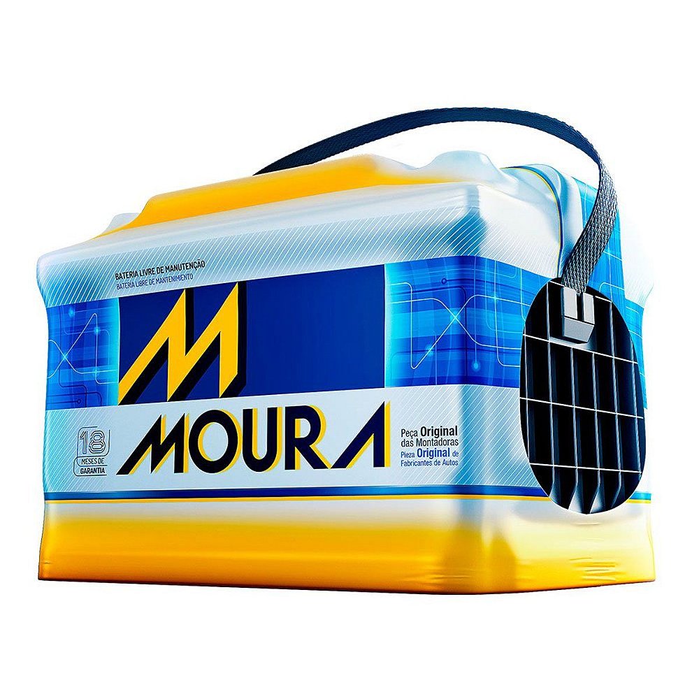 Bateria Segunda Linha Da Moura Bateria Moura 80Ah M80CD | Reis Baterias - Reis Baterias - Pague em até