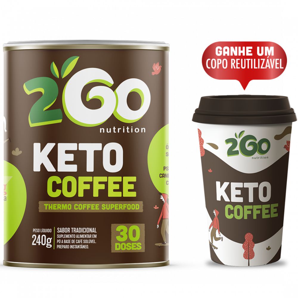 Café Termogênico Keto Coffee SuperFood (30 doses