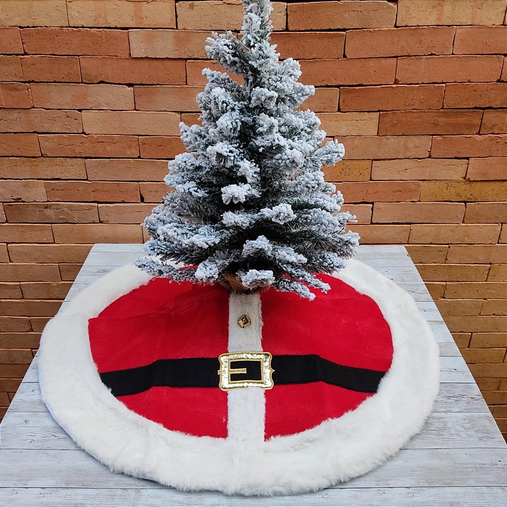 Saia para Árvore de Natal Cromus Roupa Papai Noel 70cm - Daluel Saia para Árvore de Natal Cromus Roupa Papai Noel 70cm - Daluel
