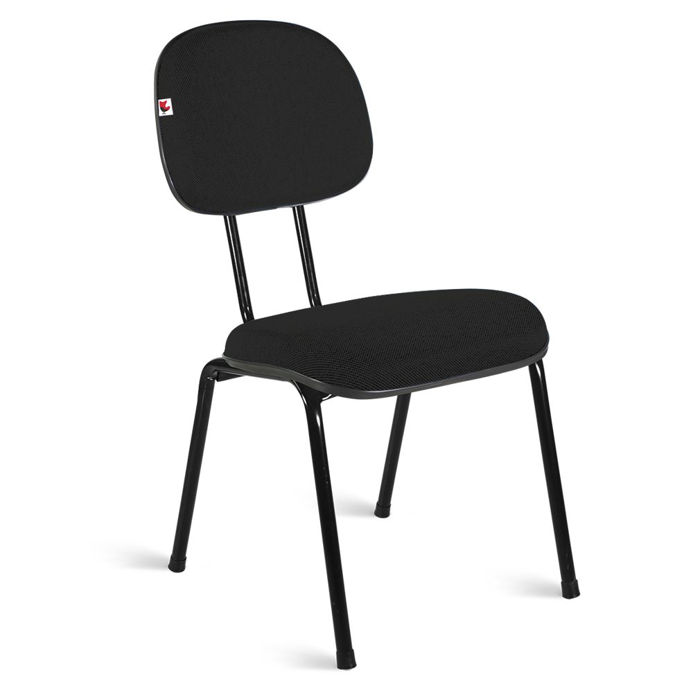 Cadeira Secretária Pé Palito Preto - Shop Cadeiras