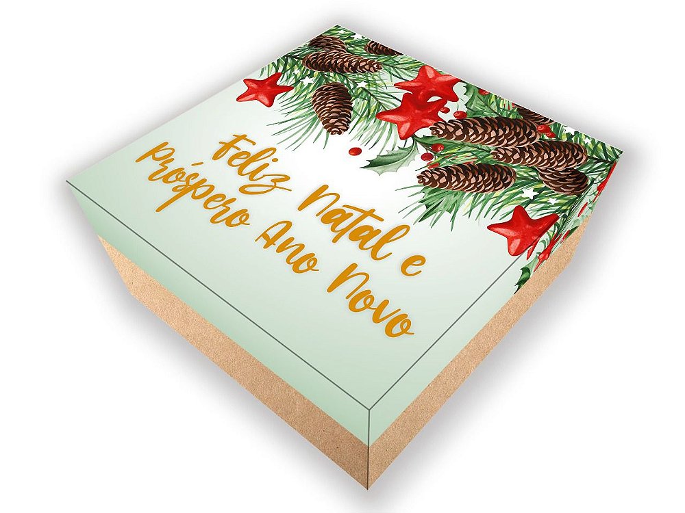 Festa na Caixa - Feliz Natal e Próspero Ano Novo - Easy Art Embalagens Artesanais Festa na Caixa - Feliz Natal e Próspero Ano Novo - Easy Art Embalagens Artesanais