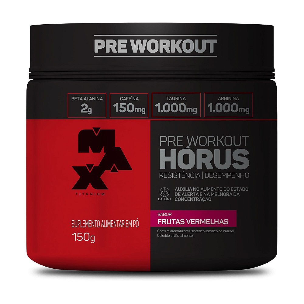Pre Treino Horus Max Titanium - Strong Now Suplementos