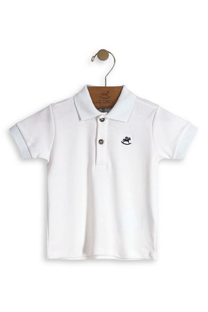 camisa polo bebê