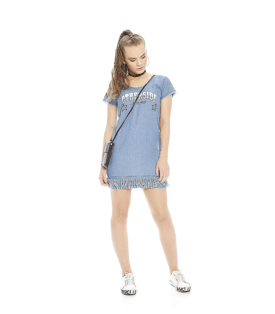 vestido juvenil jeans