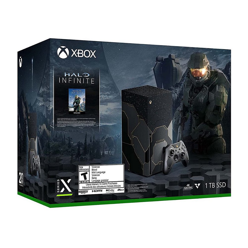 Console Xbox Series X Halo Infinite Limited Edition Bundle Game Games Loja De Games Online 8121
