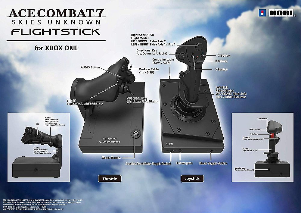 Hori ace combat 7 hotas flight stick обзор