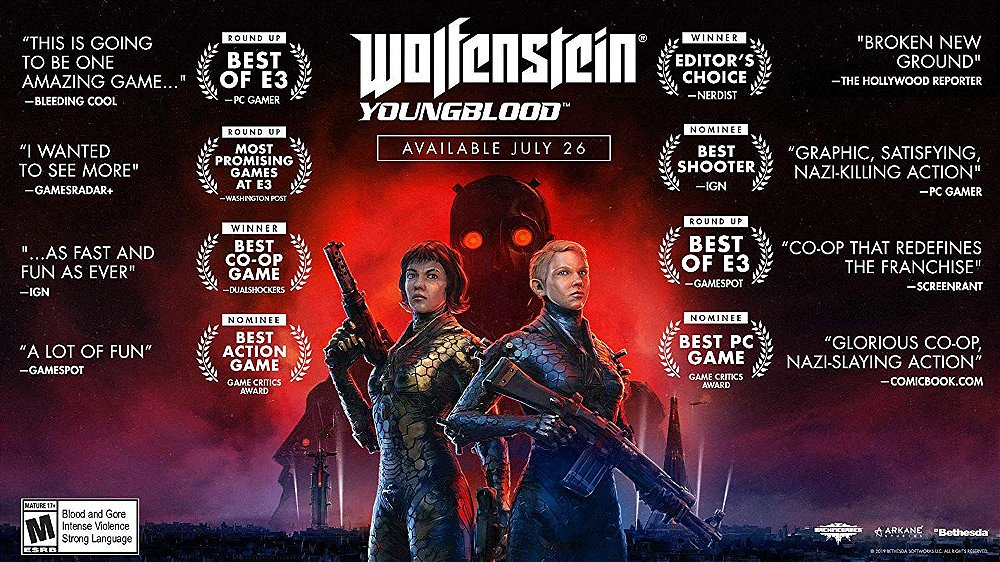 Сколько весит wolfenstein youngblood на nintendo switch