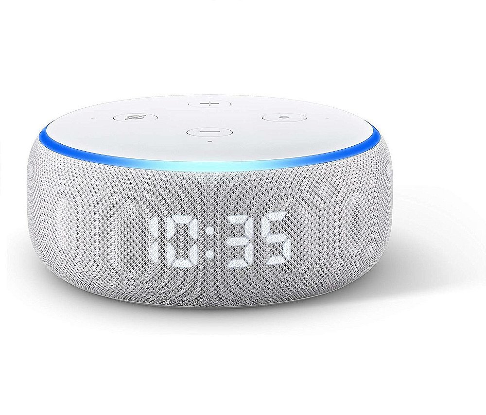 Amazon Echo Dot (3rd Gen) Smart Speaker Clock Relógio C/ Alexa Game