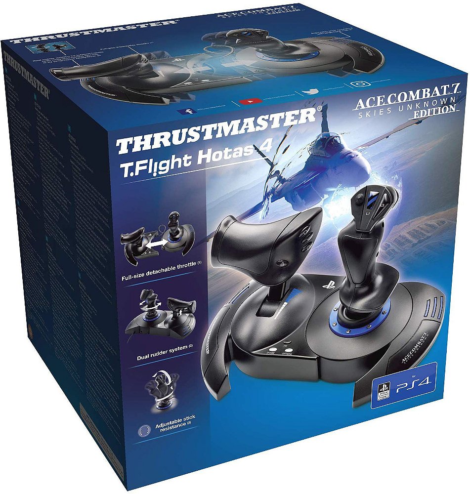 Thrustmaster T. Flight Hotas 4 Ace Combat 7 Limited Edition PS4 / PC - Game  Games - Loja de Games Online | Compre Video Games