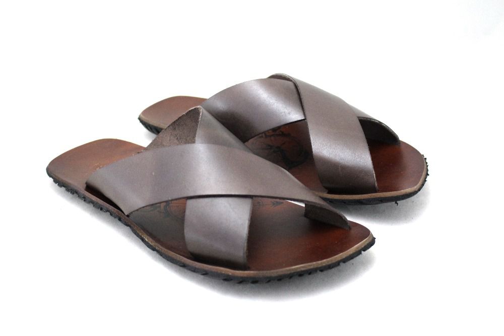 sandalia masculina de couro