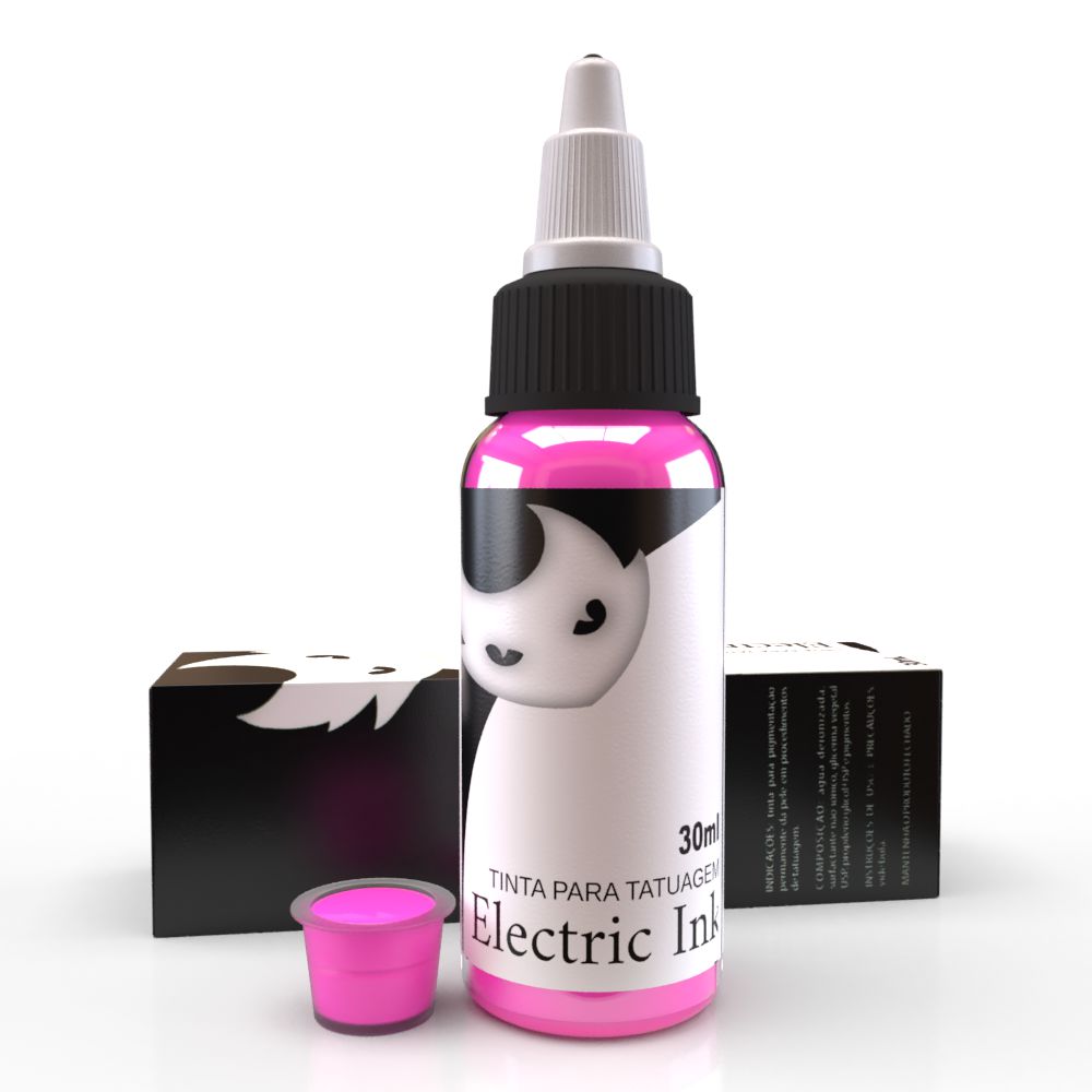 Tinta Electric Ink Rosa Choque 30ml Bronx Tattoo