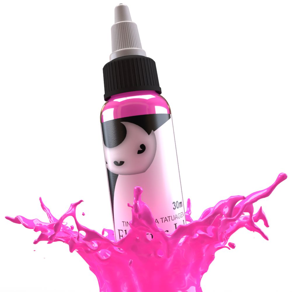 Tinta Electric Ink Rosa Choque 30ml Bronx Tattoo