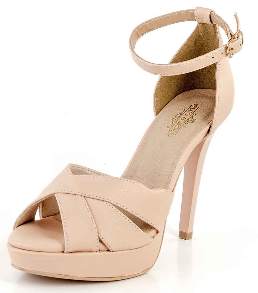 Sandalia salto fino alta Clearance