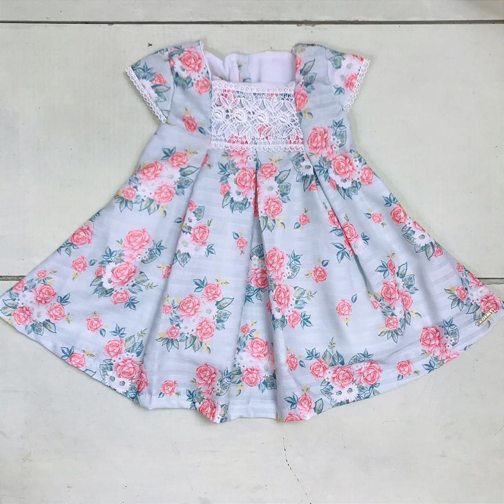 vestido matinee infantil