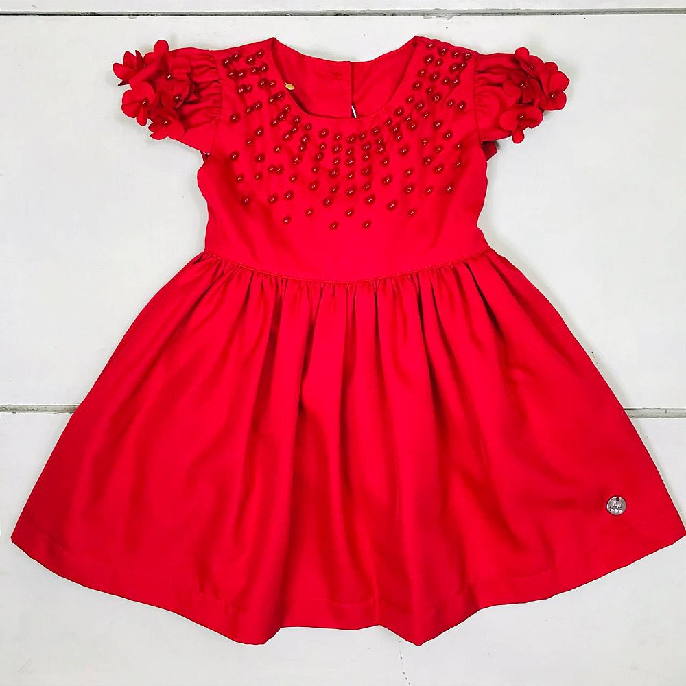 vestido matinee infantil