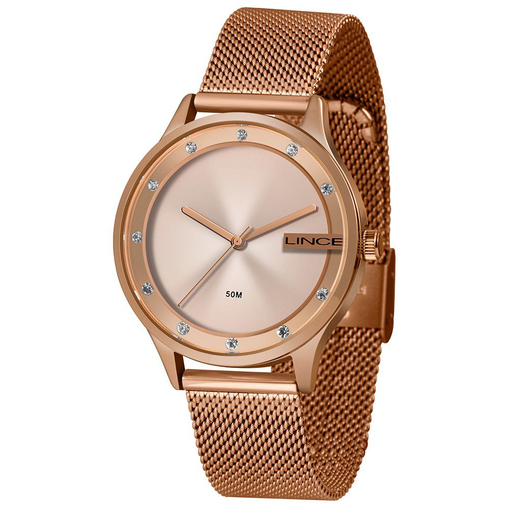 Relógio Lince Feminino Rose Gold LRR LR RX K Sports