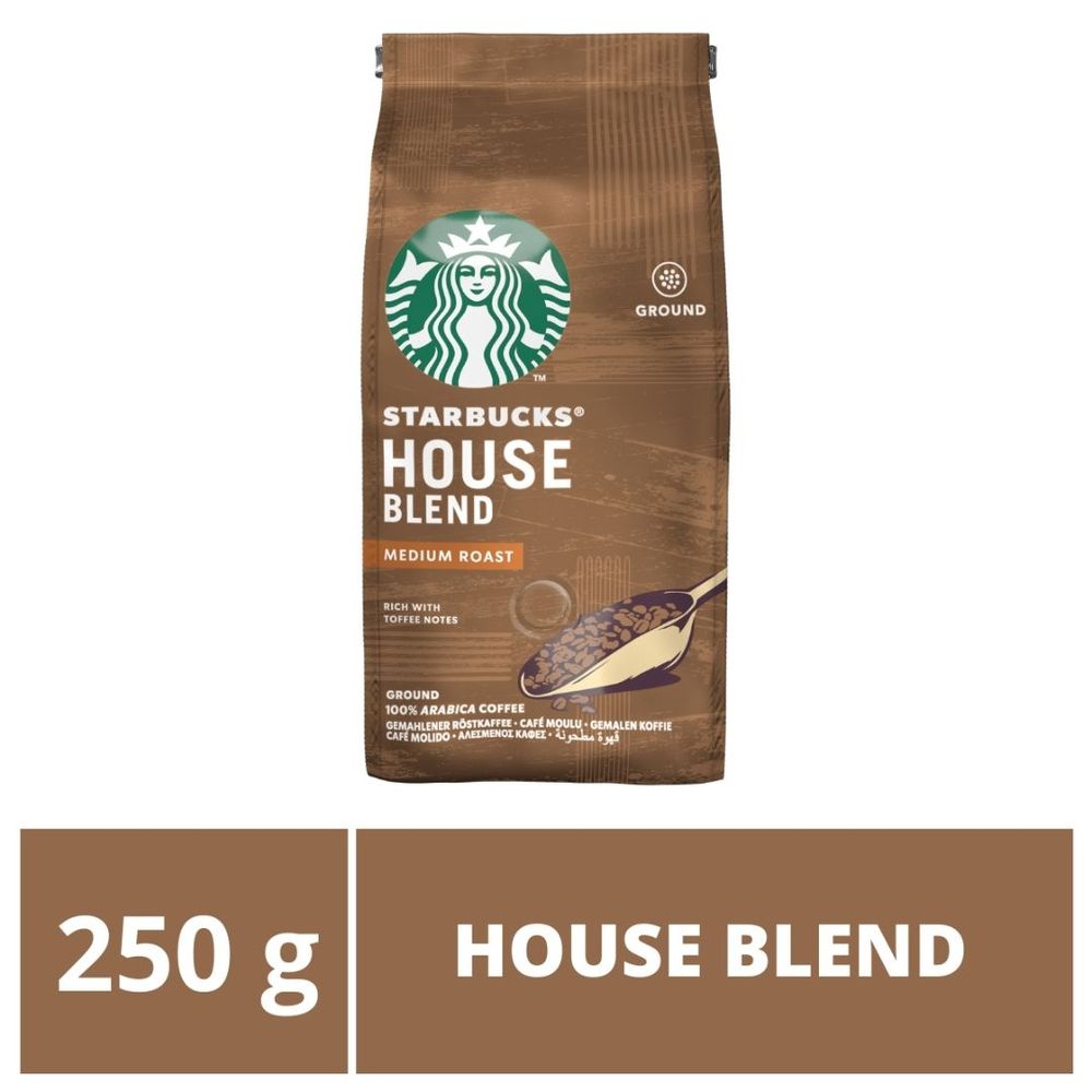 Café Torrado e Moído Starbucks House Blend 250g Caffezin