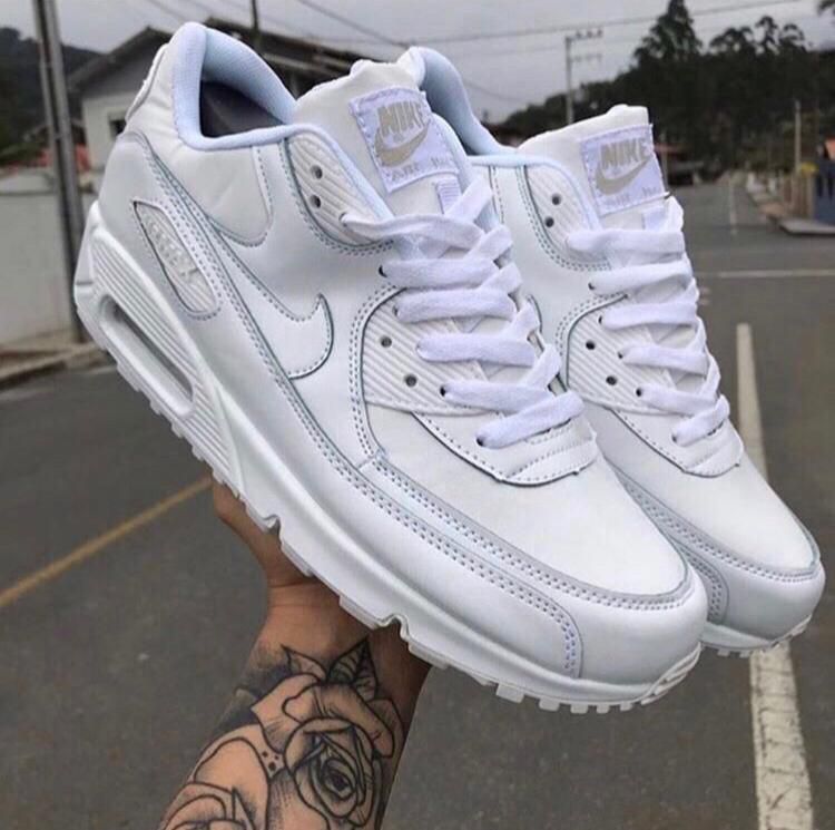 air max 90 todo branco