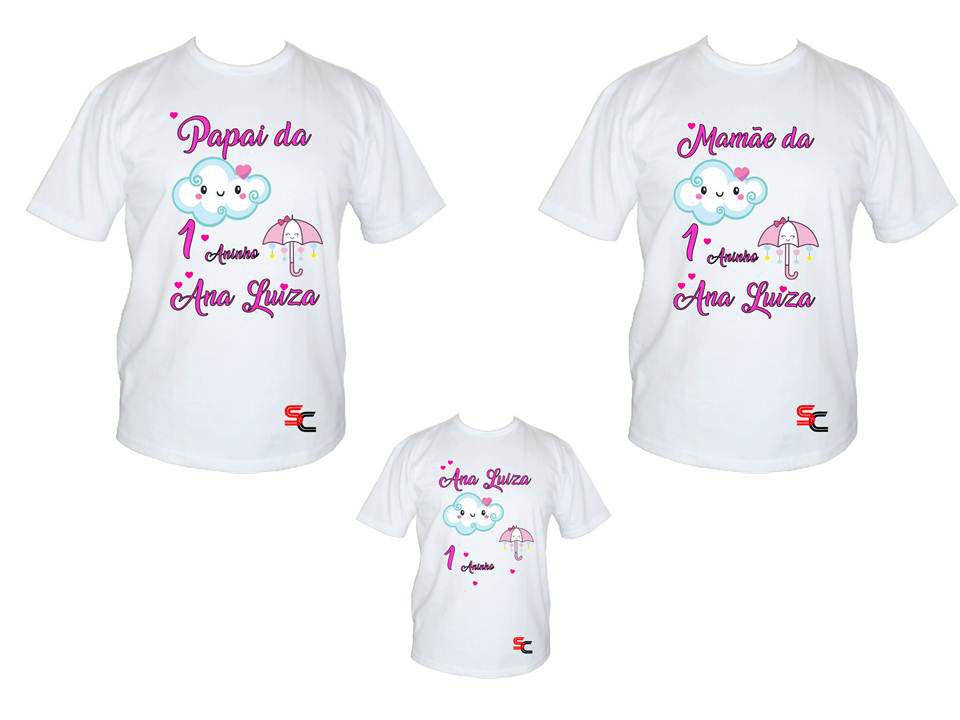 Camisetas personalizadas chuva de amor, chuva de benção - Só Canecas &  Personalizados