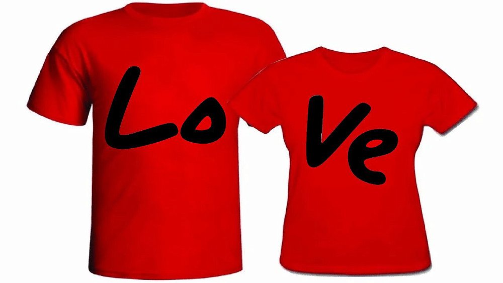 Camiseta Casal Love - RAFA PRESENTES