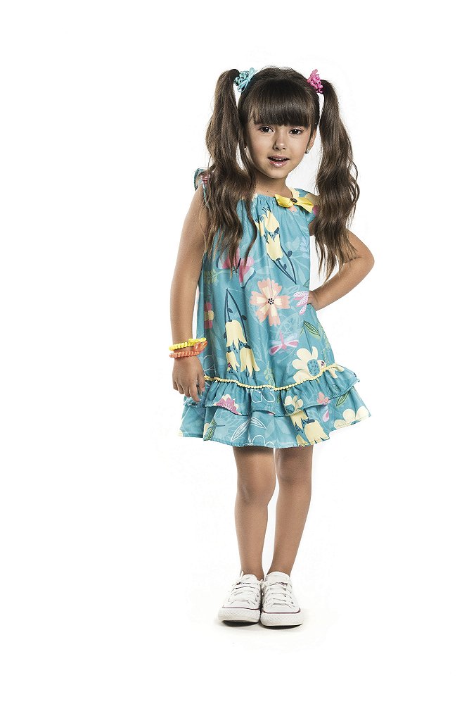 vestido verde soltinho