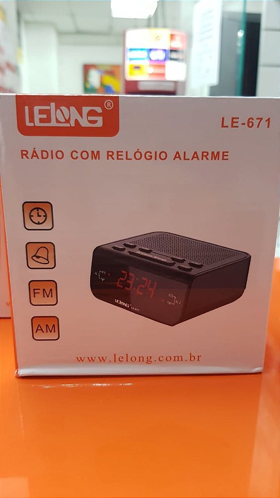 radio relogio lelong 671
