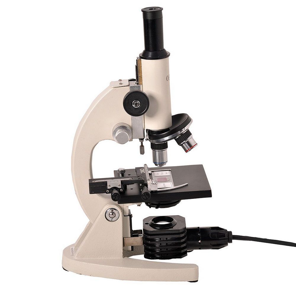 Microscópio Monocular 40640X com 3 Objetivas e Iluminador TIM6403