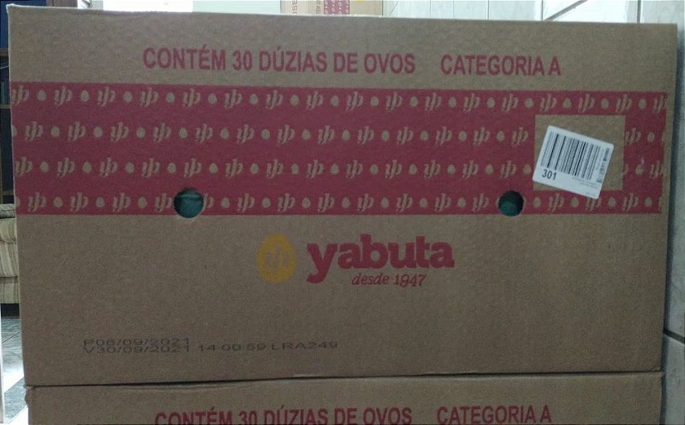 Ovo Grande Branco Caixa Com 360 Unidades - OVOS DI CASA - Ovos