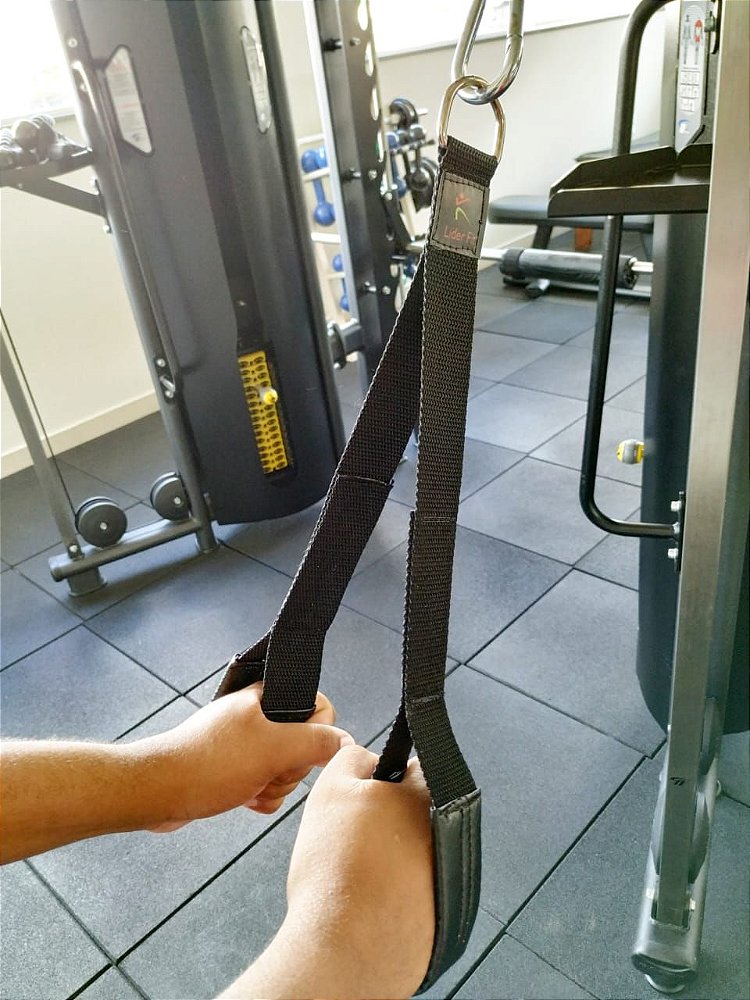 Puxador Corda Para Exercícios Tríceps - Líder Fit