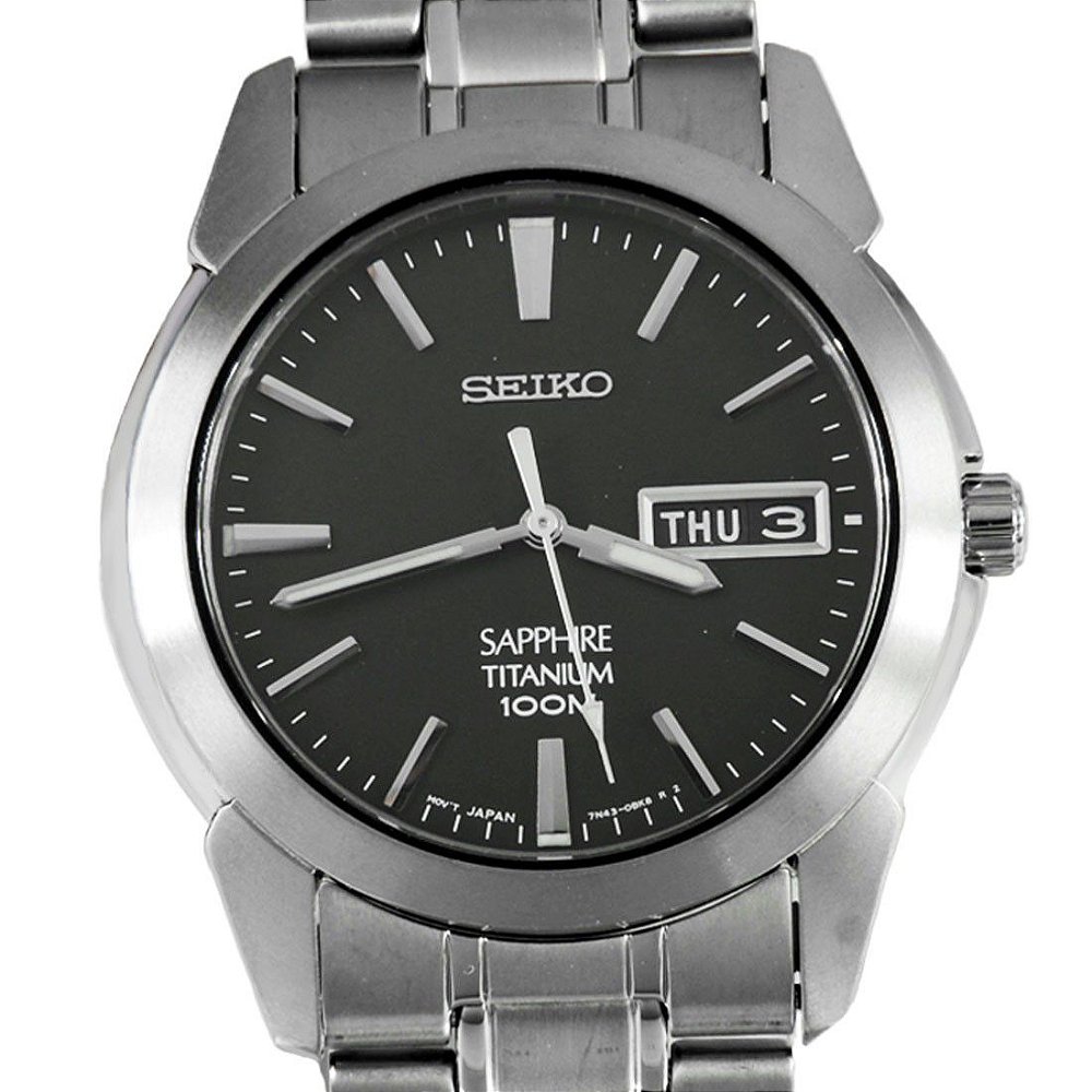 seiko titanium quartz watch