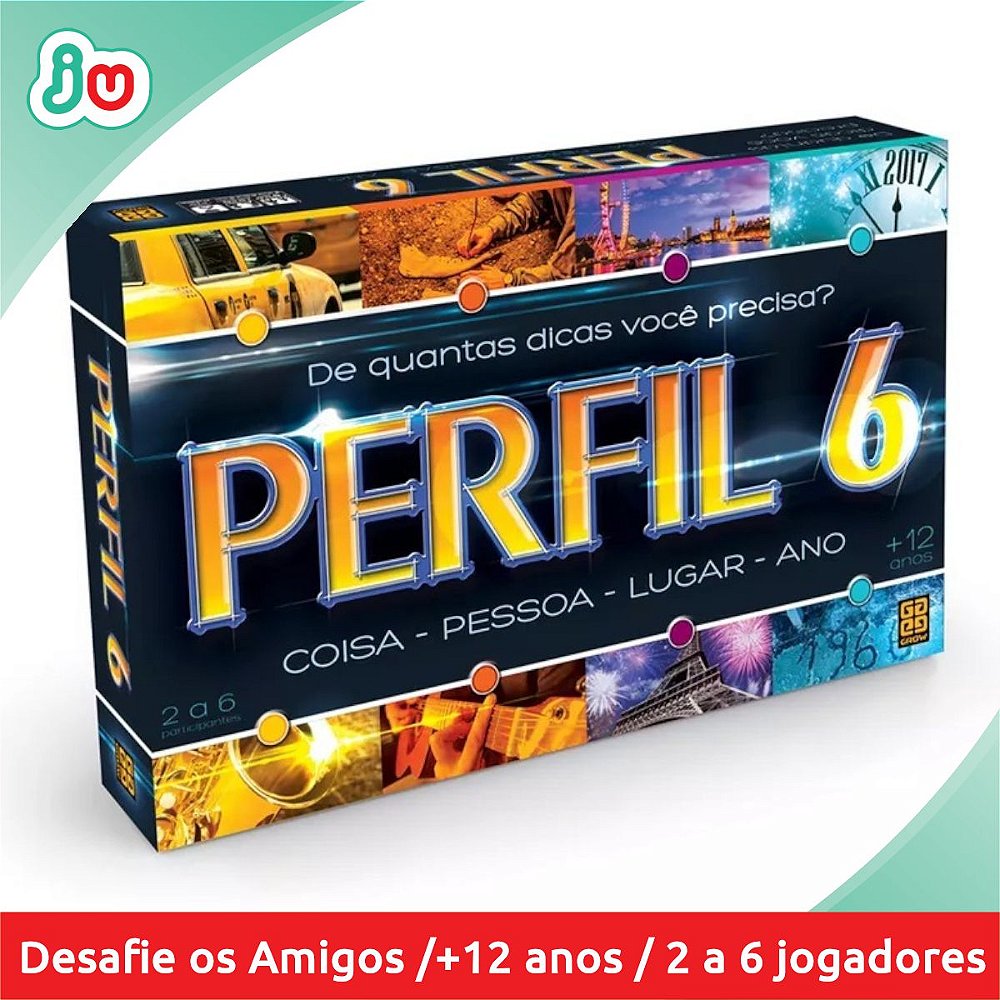 Jogo Perfil 6 Grow - JujuToys Jogo Perfil 6 Grow - JujuToys