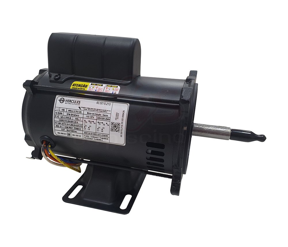 Motor Elétrico Hercules para motobomba 1 cv Bivolt SOS da Piscina Motor Elétrico Hercules para motobomba 1 cv Bivolt SOS da Piscina