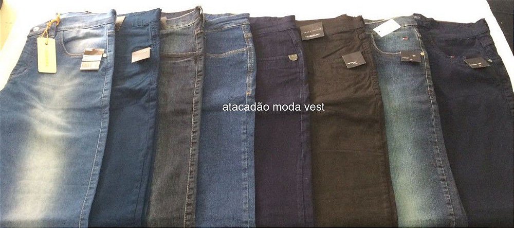 Kit 10 Calças Jeans | Masculino | Atacadão Moda Vest - Atacadão Moda Vest