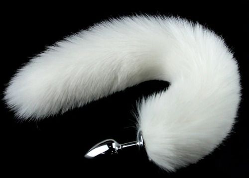 PLUG RABO RAPOSA BRANCO - Distribuidora Hot Flowers