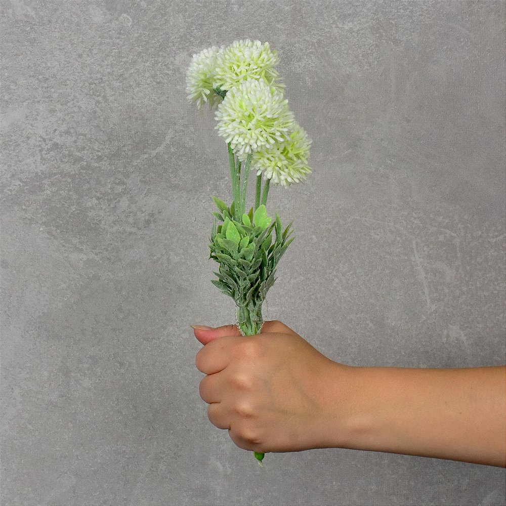 Flor Permanente Mini Dália Branca - Loja de Artigos para Decoração - Kasa  Ideia