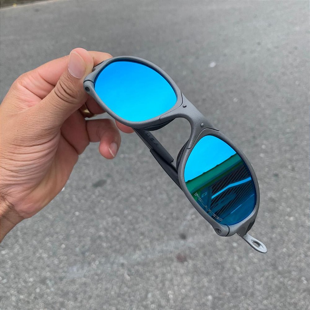 Óculos Oakley Double-X Lente Azul Brilho Reto Armação X-Metal Frete Grátis  - Outlet Magrinho - Os Melhores Preços só Aqui!