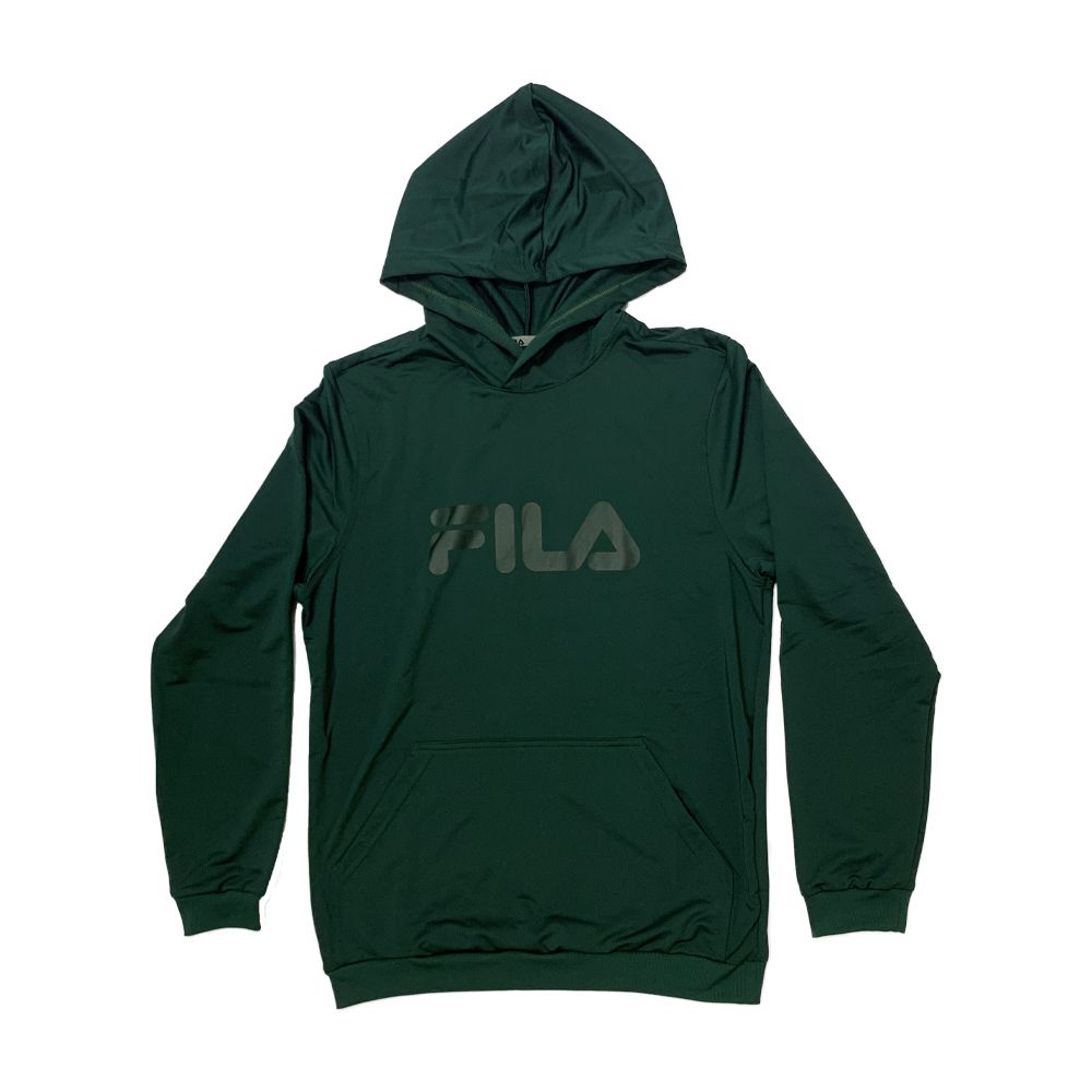 green fila moletom com capuz