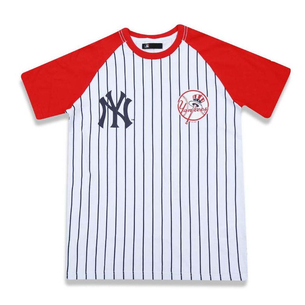 Camiseta New York Yankees Team 34 Branca/vermelha - New Era - FIRST DOWN -  Produtos Futebol Americano NFL