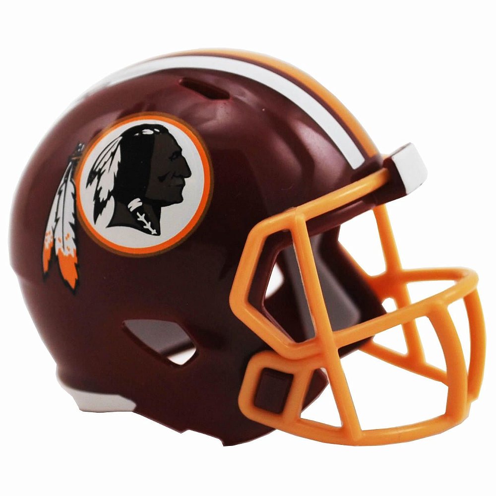 Mini Capacete Riddell Washington Redskins Pocket Size FIRST DOWN