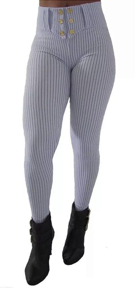 Calça Legging Feminina Estilo Montaria Cintura Alta C/ Lycra - Emporio Rezende