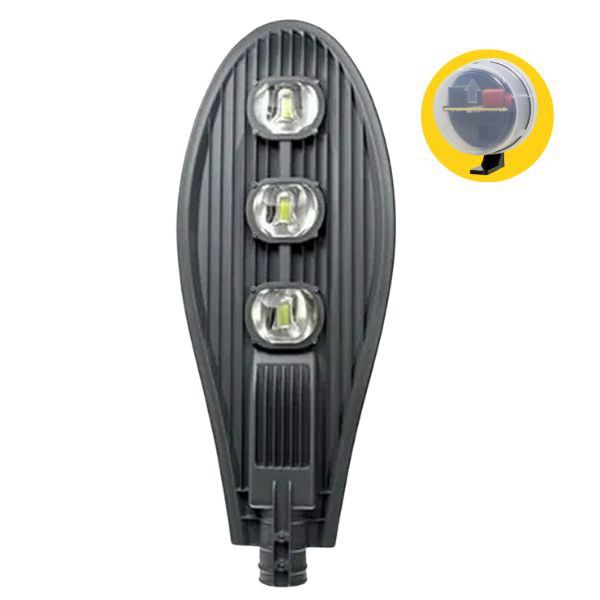 Luminária Pública 150W com Fotocélula de Led Branco Frio PJ