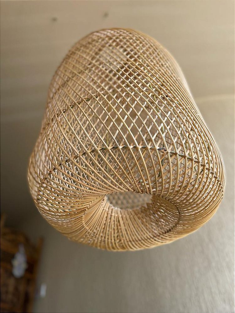 Luminária de Teto Ratan 70CM Indonésia Marrocos For You