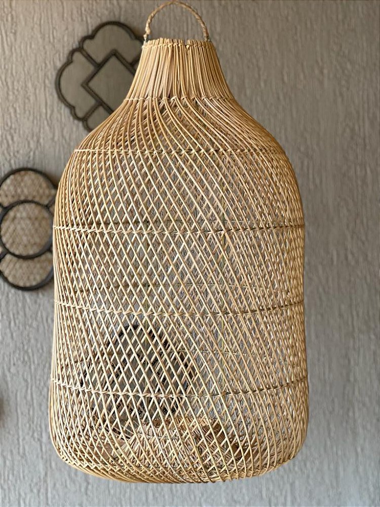 Luminária de Teto Ratan 70CM Indonésia Marrocos For You