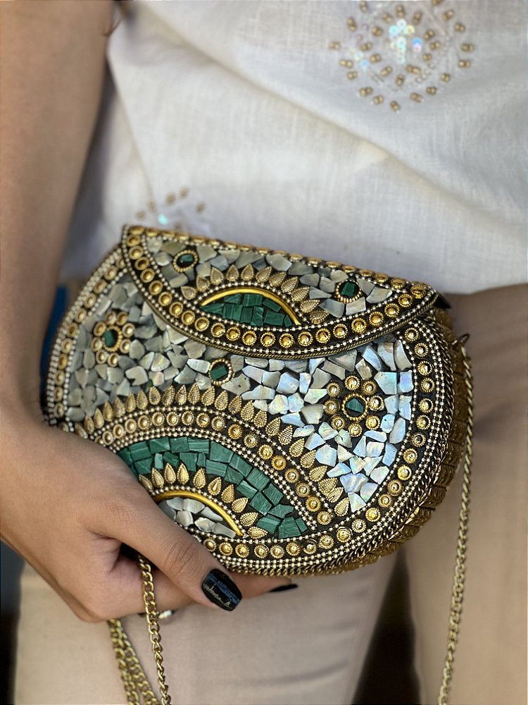 bracelet clutch bolsa