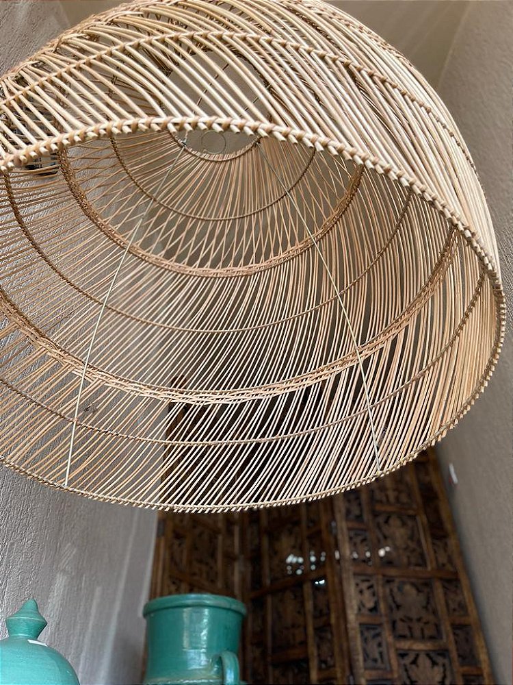 Luminária de Teto Ratan 65CM Indonésia Marrocos For You