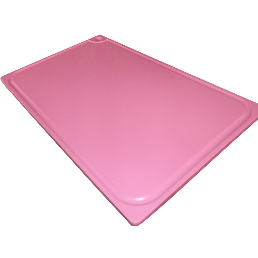 Tabua De Corte Placa (PEAD) 40x25cm Polietileno rosa Máquinas