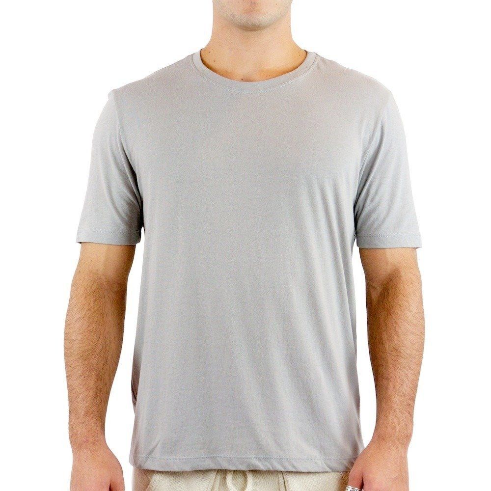Camisa Cinza Claro Unissex Gola Careca 100% Algodão - SHOPVIRTUA3000 |  Distribuidora da Sublimação ©2021