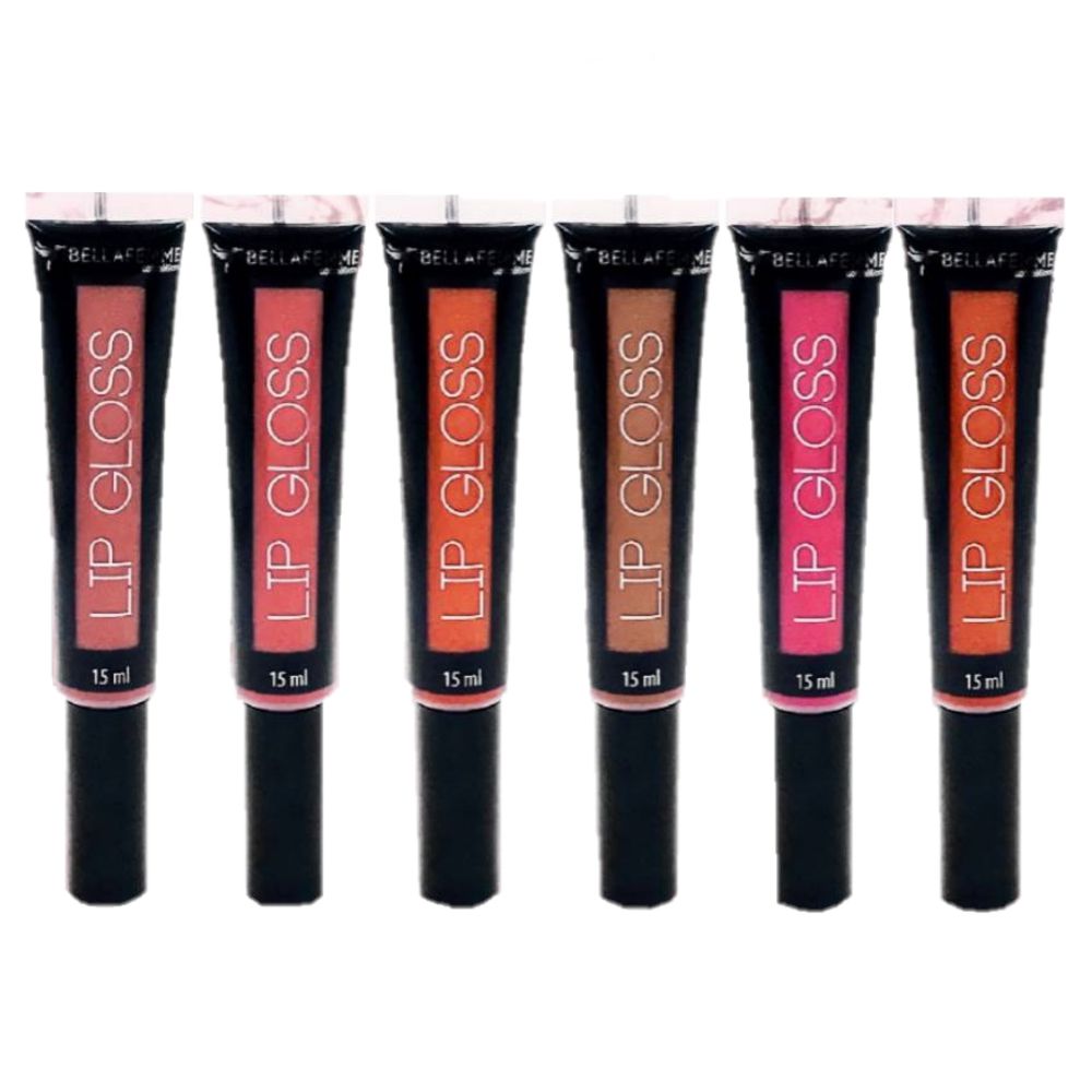 Box Lip Gloss Labial Bella Femme Em Atacado BF Unid Maquiagem Em Atacado Maquiagem