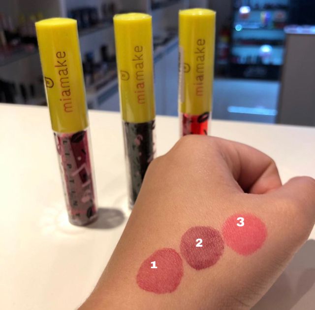 Lip Tint Mia Make 170 Kit com 3 Unidades Maquiagem em Atacado