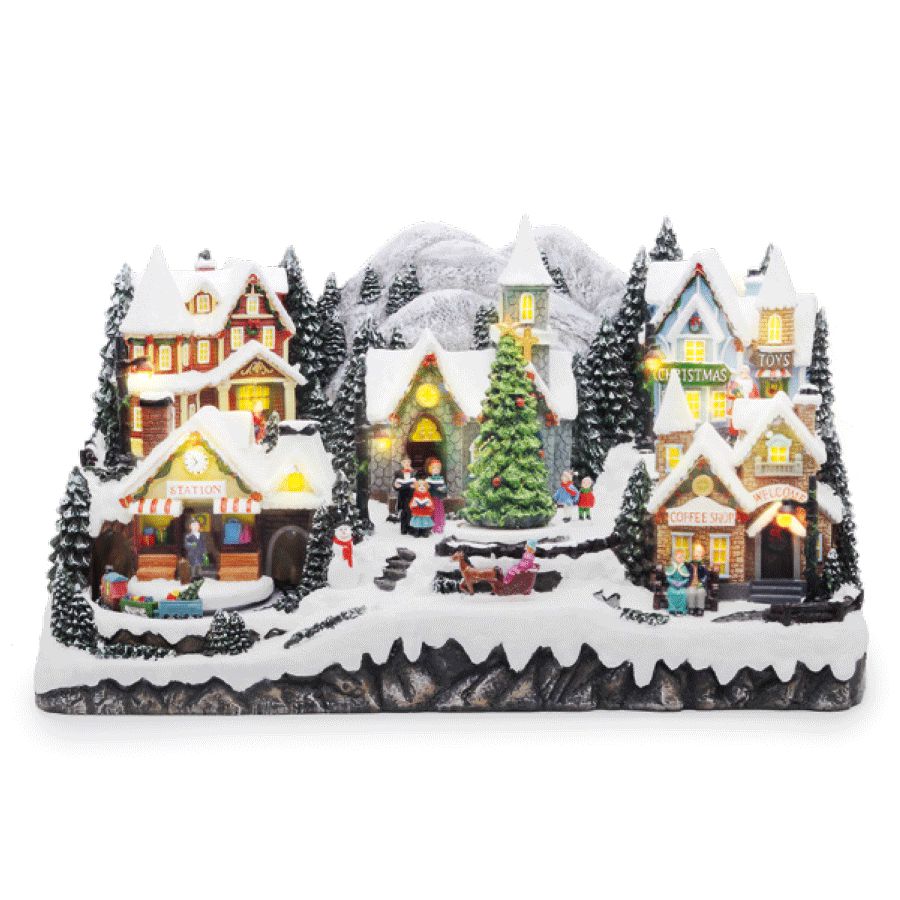 Cenário Vila com Papai Noel e Estação de Trem 1 Unidade - Cromus - Rizzo - Loja de Confeitaria | Rizzo Confeitaria Cenário Vila com Papai Noel e Estação de Trem 1 Unidade - Cromus - Rizzo - Loja de Confeitaria | Rizzo Confeitaria